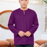 Dark Purple for Men: Lengan Panjang